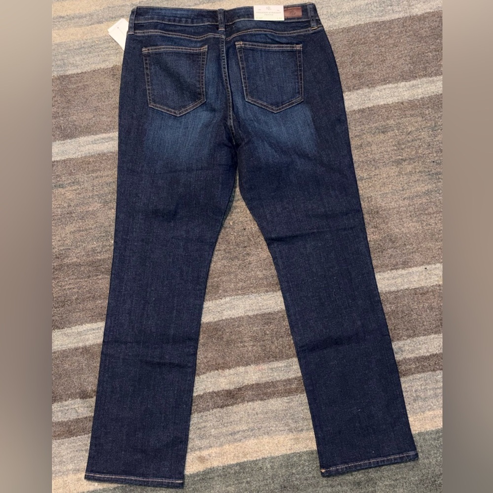 Lauren Ralph Lauren Premium Straight Petite Jeans - Picture 11 of 11